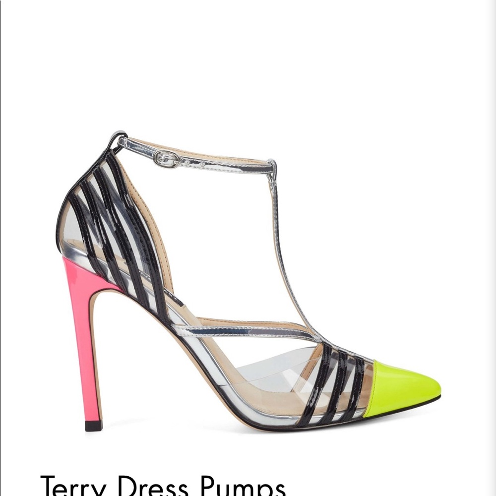 Nine West color block pumps. NWT - Picture 2 of 12